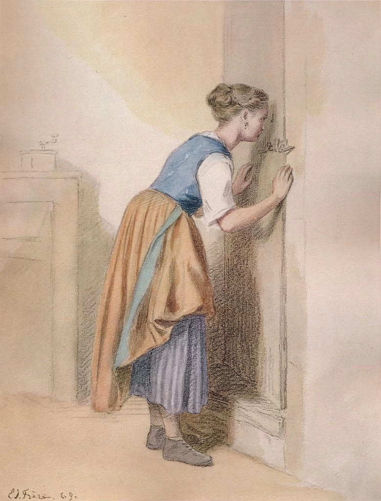 Il buco della serratura, 1869